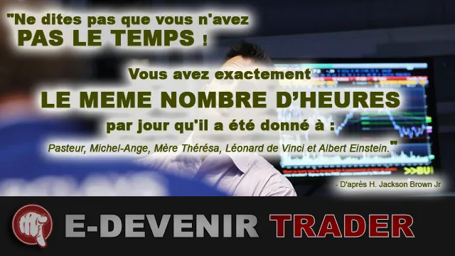 Ne dites pas que vous n’avez pas le temps !